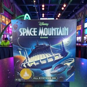 Disney Space Mountain Board Game  All Systems Go New Open Box Complete